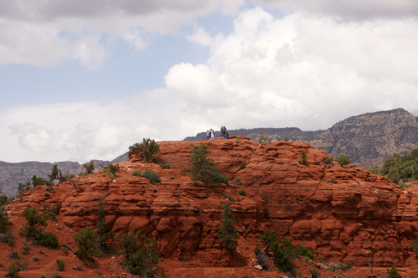 Looking back from Airport Loop Trail at Overlook Point 