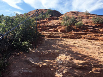 Approach To The Top  of Airport Lookout