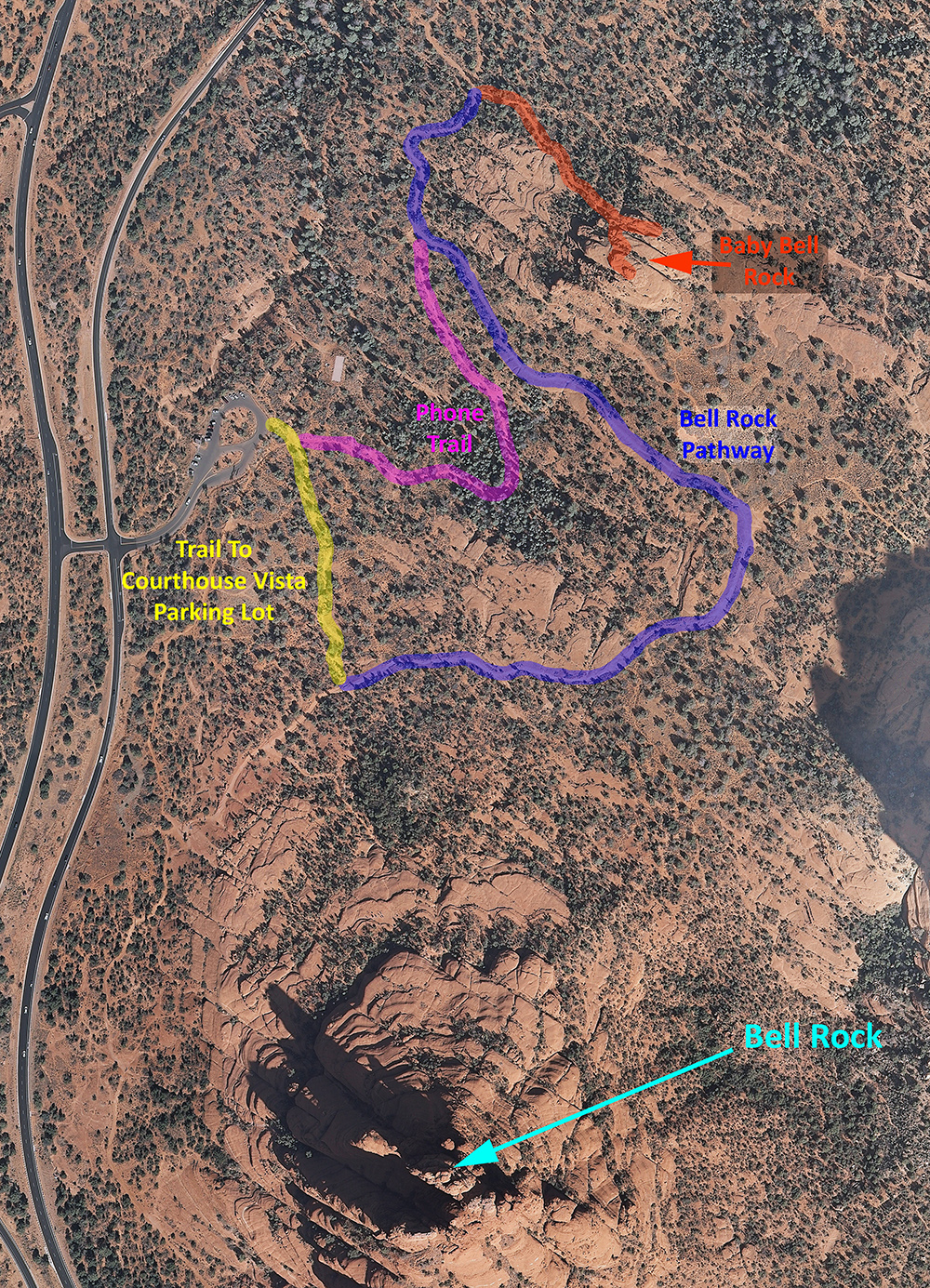 Baby Bell Trail Map