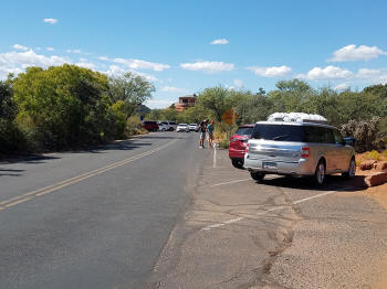Chapel of the Holy Cross Parking Lot
