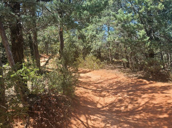 Final Leg Broken Arrow Trail - Hiking West To Parking Lot 1