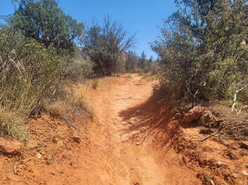Final Leg Broken Arrow Trail - Hiking West To Parking Lot 4