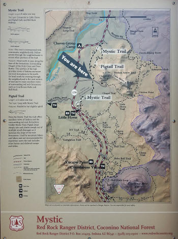Mystic Trail Sign