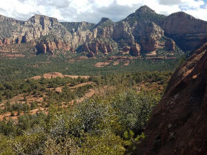 View to the East from High on the Hog Trail