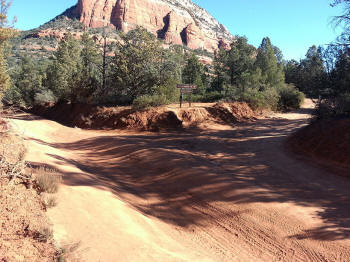 Devil's Bridge Parking Area and Trailhead.