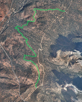 Chuck Wagon Trail - Aerial Photograph