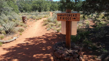 Ridge Trail - Picture 2110 - Trail Junction Sign