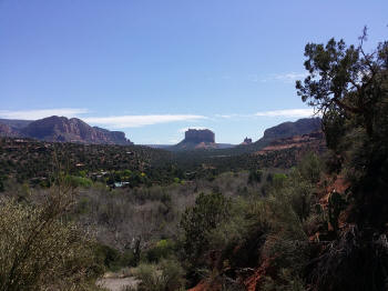 View of Courthouse Butte