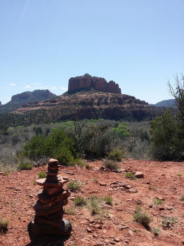 Cairn on Trail