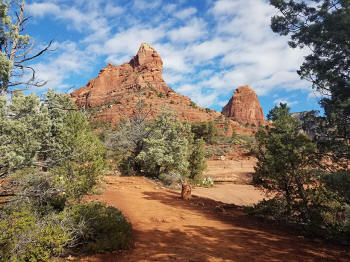 Last Leg to Sphinx Rock Formation