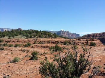 View of Secret Slick Rock Trail