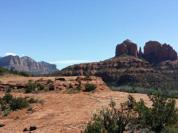 View of Secret Slickrock Trail