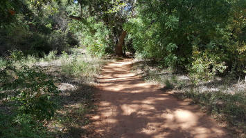 Baldwin Trail Leading to Oak Creek Crossing and Crescent Moon Ranch and Picnic Area - Picture 2