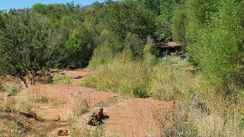 Oak Creek Crossing Next To House