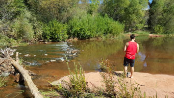 Upstream Crossng of Oak Creek, Seona, AZ