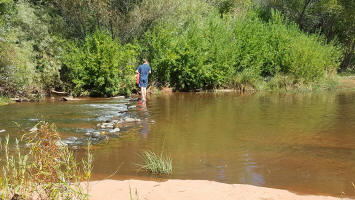 Crossing Upstream of Oak Creek