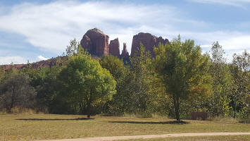 Cathedral Rock from Crescent Moon Ranch