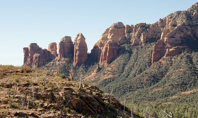 Brims Mesa Trail - View of Soldier Pass