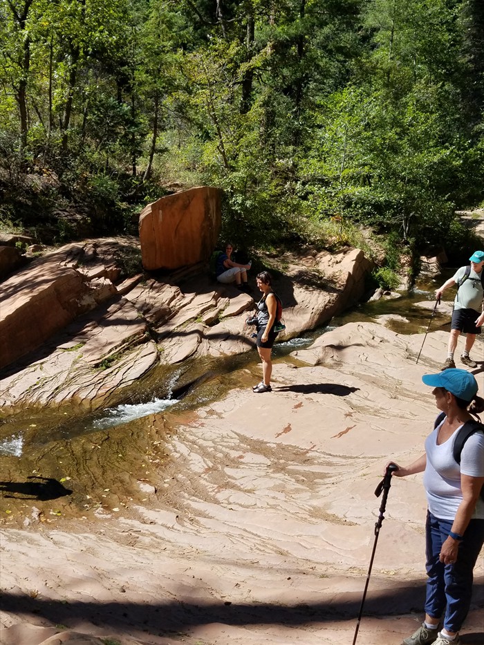An easy crossing but not the trail !! - West Fork of Oak Creek Trail