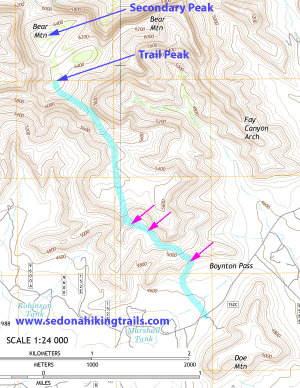 TopMap - Bear Mtn Trail