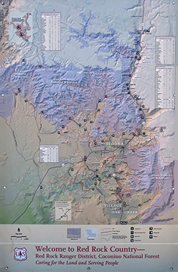 Sedona Hiking Trail Map