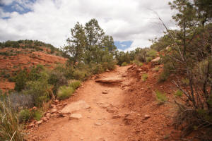 Beginning of trail up to Overlook Point.