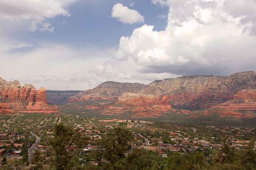 View to the North From Airport Loop Parking Lot