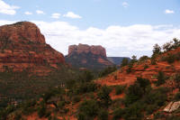 Close up View of Courthouse Butte