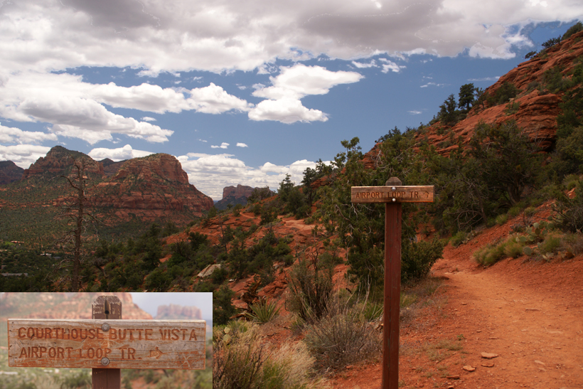 Trailhead of Airport Loop Trail