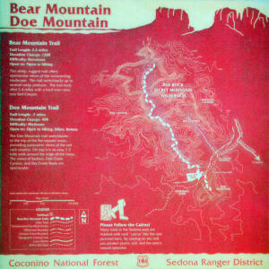 Doe Mountain Trail Map