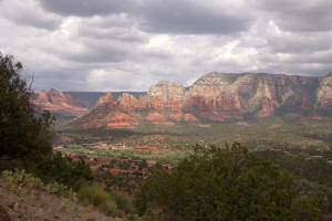 View to the east from the south side of Airport Loop Trail
