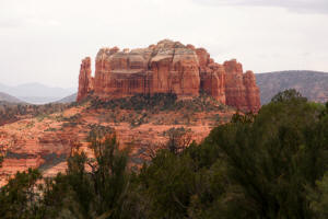 View of Cathedral Rock from Airport Loop Trail