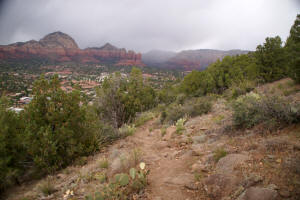 Heading down Table Top Mountain.