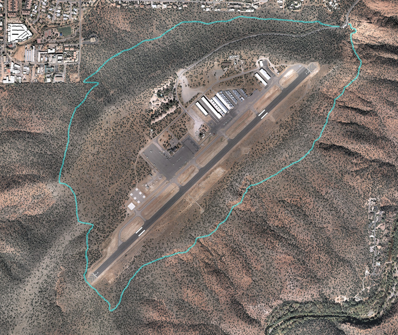 Airport Loop Trail Aerial Photograph