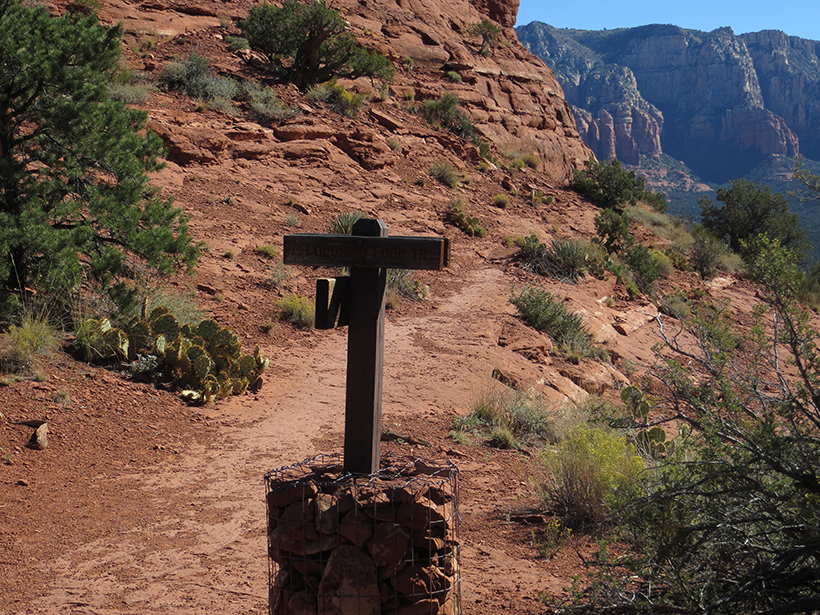 The beginning of Coconino Loop Trail.