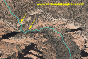 Bear Mountain Aerial View of Upper Steep Section