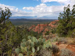 View from the top of the first section of bear mountain trail