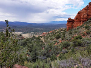 View Below The Last Two Rock Stairways