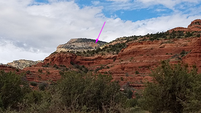 Final Trail Peak As Seen From the West Base of Bear Mountain