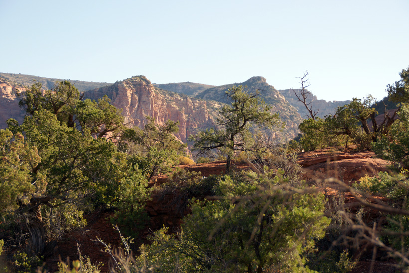 Looking East From Trail to Bell Rock