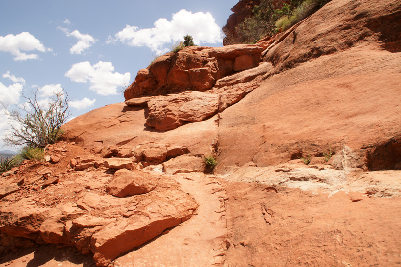 10 Foot Rick Climb to the Upper Level of Bell Rock