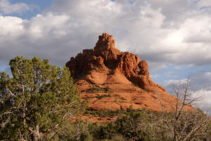 Northern face of Bell Rock Seen From Bell Rock Pathway