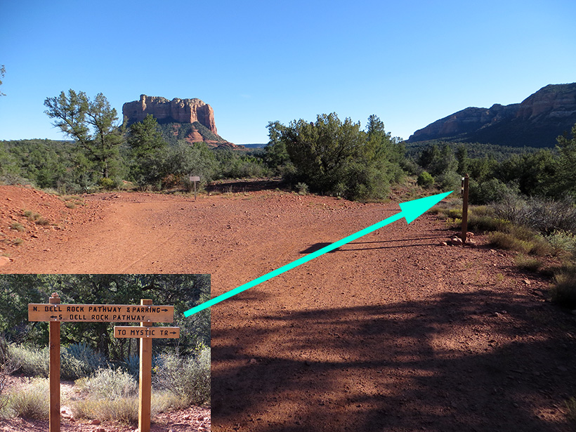 Junction of Mystic Trail