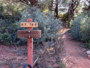 Trailhead for HT Trail