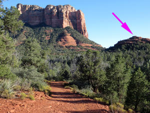Courthouse Butte and Northern Bell Rock