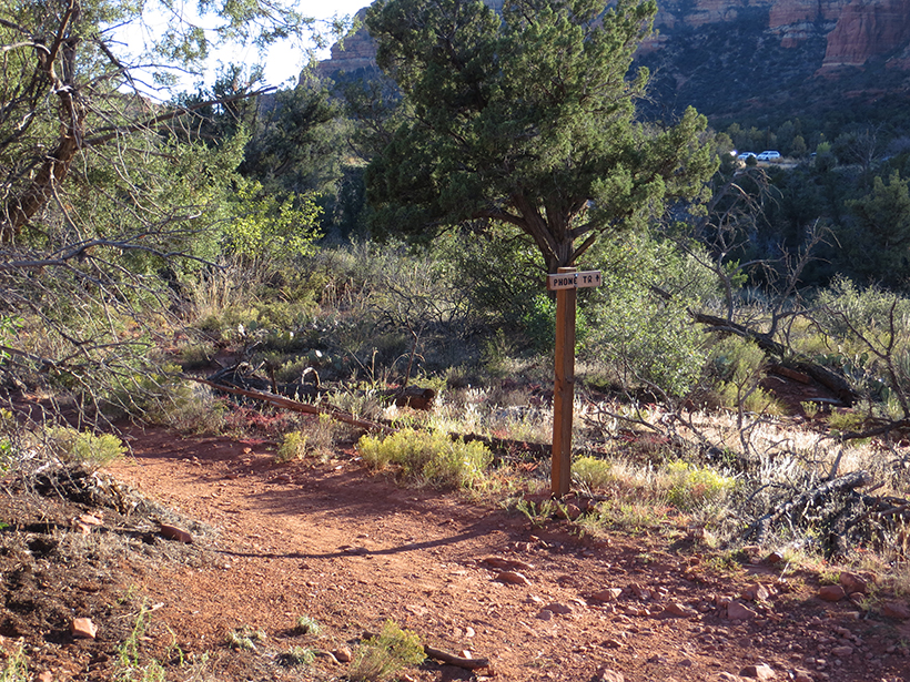 Traihead for Phone Trail - Northern Bell Rock parkinglot