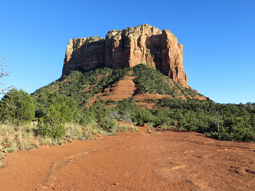 Full View of Northwest face of Courthouse Butte