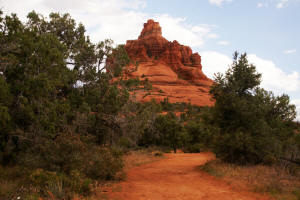 Approaching Bell Rock from the North