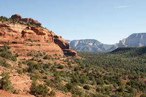 View to northeast of Deadman's Pass
