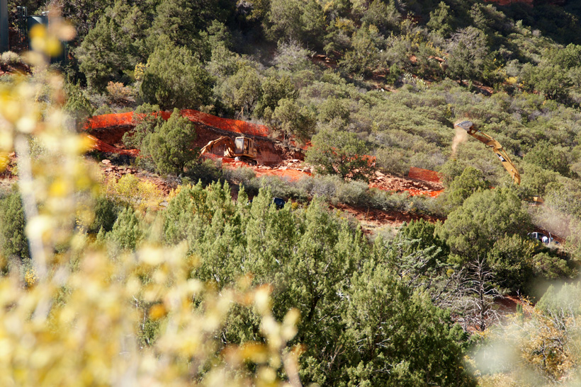 View of Construction at the  Enchantment Resort